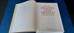 GRANDE ATLANTE GEOGRAFICO DE AGOSTINI COPERTINA MARRONE DELLA ENCICLOPEDIA GEDEA