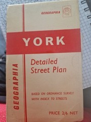 YORK DETAILED STREET PLAN (VINTAGE 2/6 NET) ebay uk