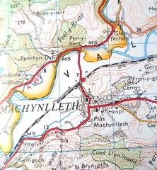 Ordnance Survey – 1:50000 1st Srs Sheet 135 – Aberystwyth – 1974