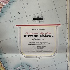 Mr Pickwicks Map portfolio World Space Moon Rand McNally Telegraph Sky Night (M)