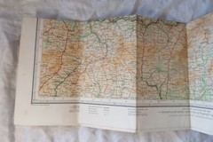 CARDIGAN – Bartholomew’s Half Inch MAP Sheet 17 – Paper – VG Cond