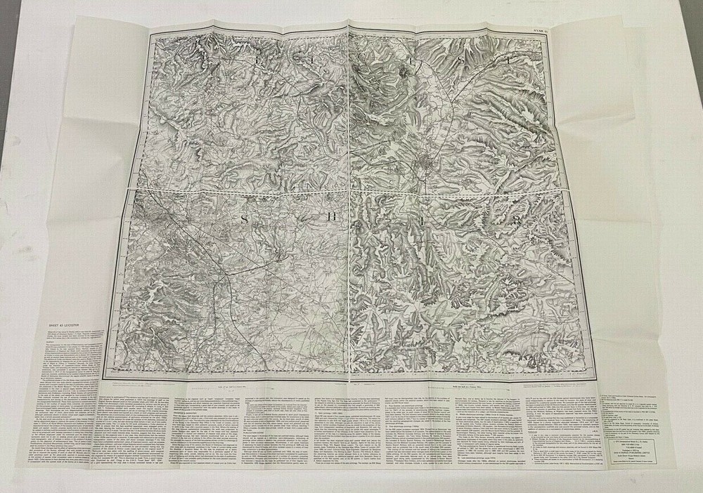 David & Charles, OS Sheet Map,1st Edition,1 Inch Reprint, Leicester, No 43