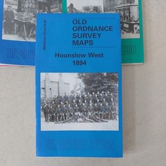 6 x Old Ordnance Survey Maps Peckham Old Kent Road Hounslow Spring Grove