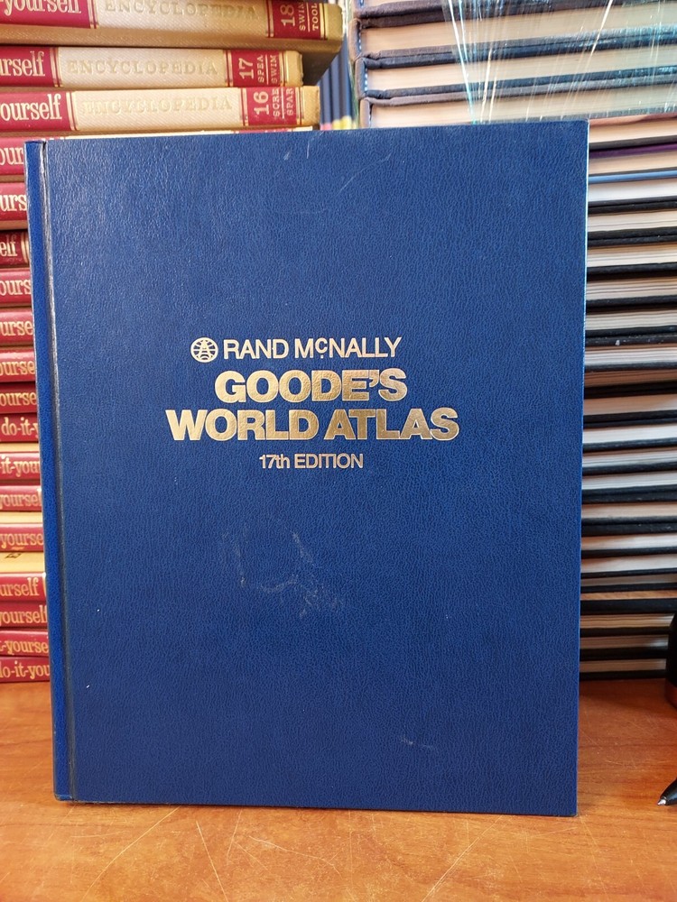 Rand McNally Goode’s World Atlas by Joel L. Morrison (1987,HC) T7C