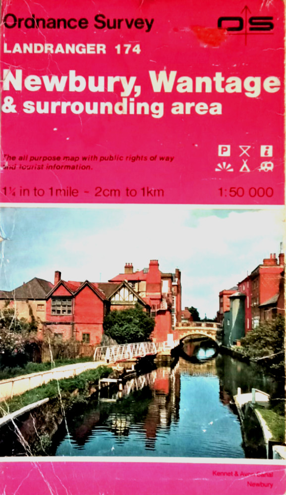 Ordnance Survey Landranger 174 Newbury Wantage & surrounding area – 1985