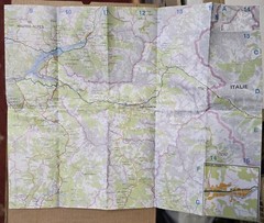 IGN Département/Routière cartes/map 04 Alpes-de-Haute-Provence 1:125K (ref2936)