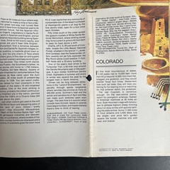 Vintage National Geographic America map bundle south illinois ohio federal utah