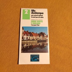 Serie Verte map series (1993 edition) – sheet #2: Lille & Dunkerque