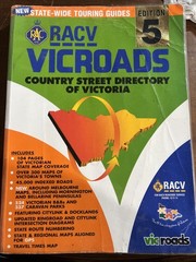 RACV VicRoads Country Street Directory of Victoria Edition 5 2002