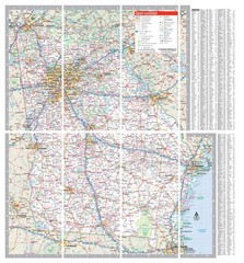 Rand McNally Easy to Fold: Georgia State Laminated Map 18″ x 17″, Multicolor