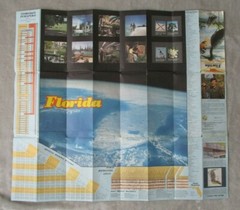 Vintage Florida Official Transportation Map 1981