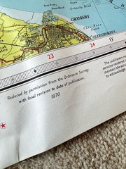 Bartholomew Map East Riding Yorkshire Hull Vintage 70s 1970 Paper ½” FreePost UK