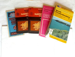 8 x assorted South Wales maps Pembrokeshire & Swansea OS & Bartholomews