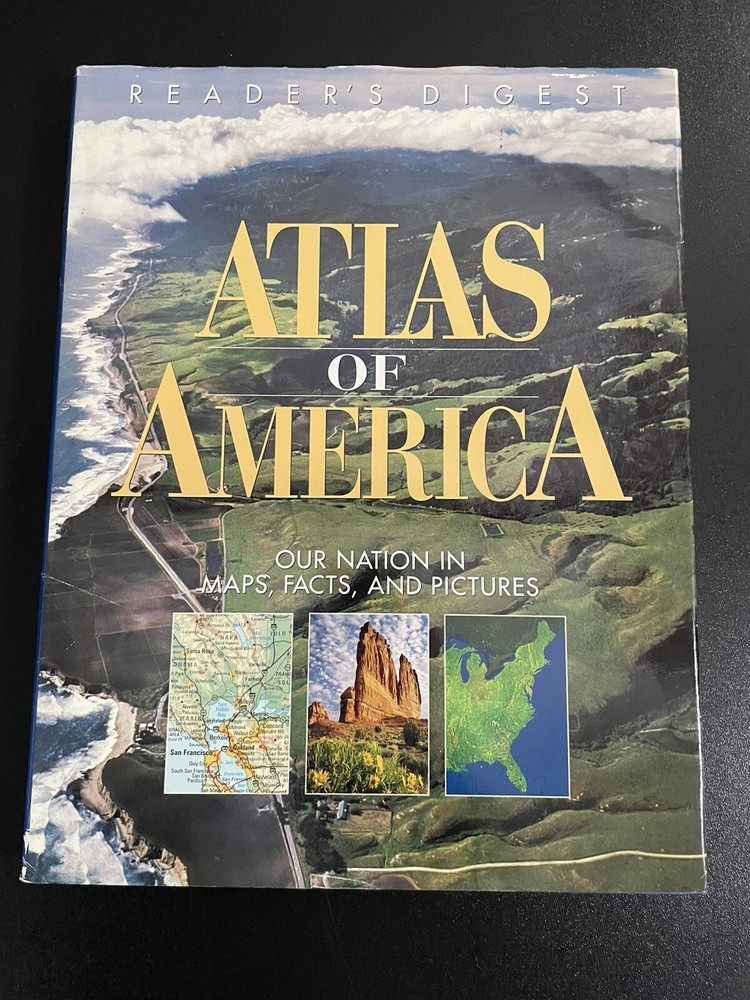 Atlas of America by Reader’s Digest Editors (1998, Hardcover)