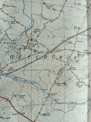 ROYAL LEAMINGTON SPA Ordnance Survey First Series Sheet SP36 1:25,000 1951 Ufton
