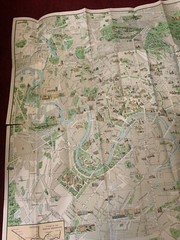 Vintage 1960’s Moscow Tourist MAP Illustrated. hotel guides & events calendar