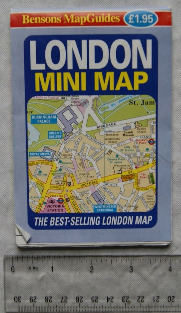 2010 Bensons London Mini Map, edition 16