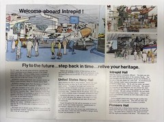 Intrepid Sea Air Space Museum New York City Tourist Travel Brochure