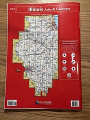 DeLorme Illinois Atlas & Gazetteer Topographic Maps Back Roads 2022 7th Edition