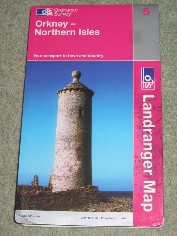 OS Ordnance Survey Landranger maps, wide selection – very good condition