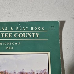 Land Atlas And Plat Book Manistee County Michigan 2003