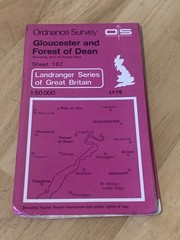 Ordnance Survey Landranger Map Sheet 162 Gloucester and Forest Of Dean OS