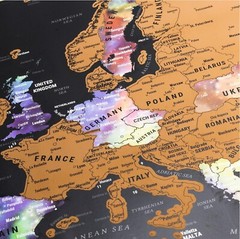 Deluxe Scratch Off World Map & Poster – Track Your Travels Beautifully