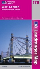 West London, Rickmansworth and Staines: … by Ordnance Survey Sheet map, folded