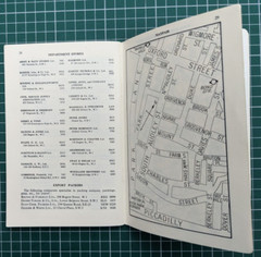 Guides London Maps – A Guide to London 1960’s? inc diagram of the Underground