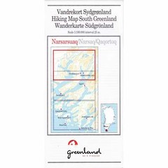 Greenland Narsarsuaq: South Greenland Hiking Map No. 01 (1:100 000)