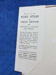 Road Atlas of Great Britain 1955 Hardback Book Vintage VGC – USED with DJ