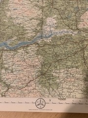 Bartholomews Sheet 4 Limerick and Shannon Cloth Map Tourists & Cyclists Ireland