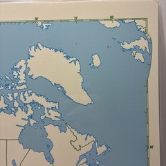 17″ x 22″ Rand McNally Markable Map of North America Two-Sided Pre-owned
