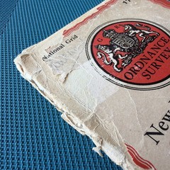 Vintage OS One Inch Map – Sheet 177 – Taunton & Lyme Regis – 1945