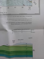 Vintage 1974 IGS 1:50,000 Geological Map Cambridge Sheet 188 Solid & Drift Editn