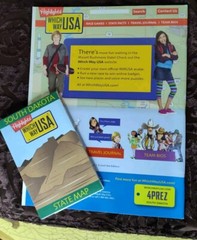 Highlights Which Way USA? South Dakota Puzzle Book With Map
