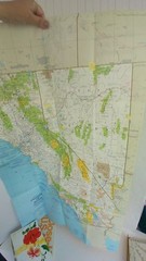 Vintage 1986 National Geographic Society Close-Up USA Travel Maps Gift Set w/Box