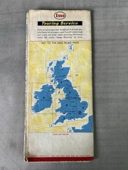 England : London – Section No. 1 Road Map and Central London Street Index – Esso