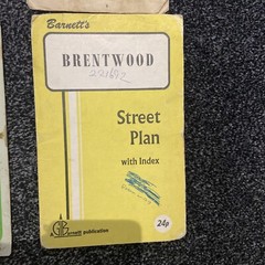 Bundle of 10 old road maps, Street Plans, Tourist Maps etc