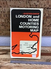 Bartholomew – London & Home Counties Motoring Map, – 1975 – 30×34″ LL4.27