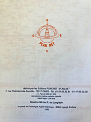 Vintage Ponchet – Plan-net Guide-Atlas de l’Ile de France ca. 1998