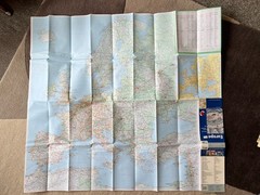 Europe World Region Map Hema Paper Immaculate Clean Barely Opened Free Post UK