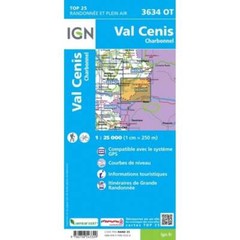 France 1:25K map 3634OT: Val Cenis & Charbonnel