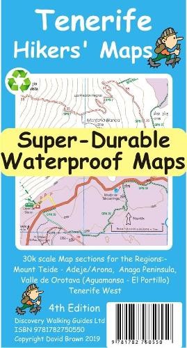 David Brawn Tenerife Hikers Maps (Map)