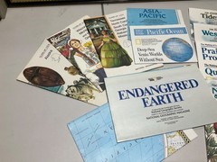 Vintage National Geographic Maps Job Lot various RARE A2