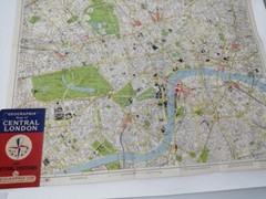 Festival of Britain, Geographia Map of Central London for Festival Visitors 1951