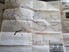 MARCH TO THE SEA-MAP AND BROCHURE -SHERMAN