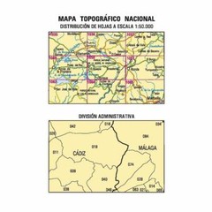 Spain Map 1050: Ubrique hiking walking topographic 1:50K Sierra de Grazalema