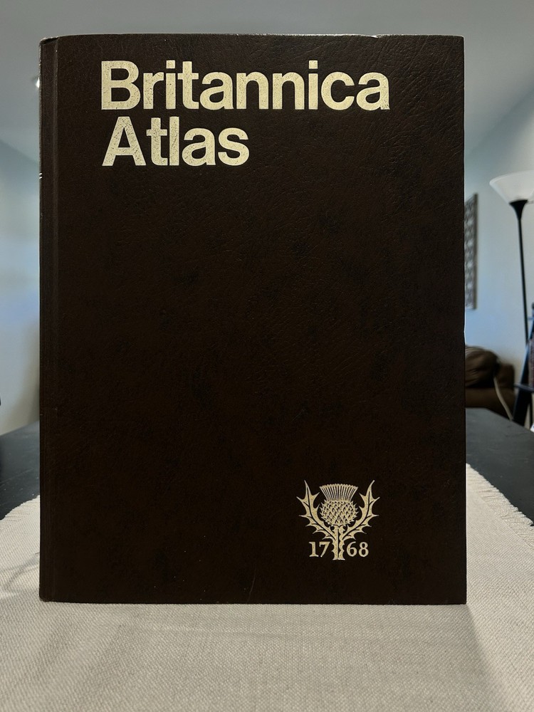 Britannica Atlas Hardcover Atlas by William A Cleveland