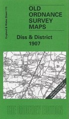 MAP OF Diss & District 1907 One Inch sheet 175 by Robert Malster NEW